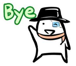 Black hutn sticker #925958