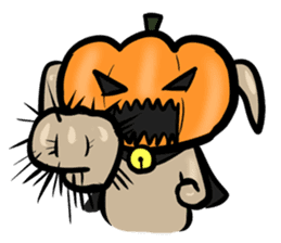 Pumpkin dog(English version) sticker #926323