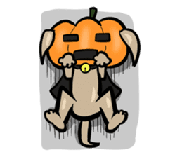 Pumpkin dog(English version) sticker #926340