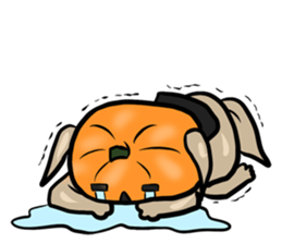 Pumpkin dog(English version) sticker #926342