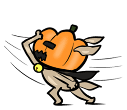 Pumpkin dog(English version) sticker #926348