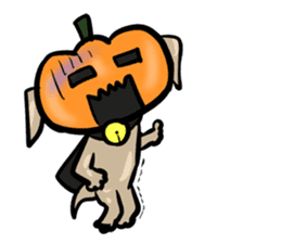 Pumpkin dog(English version) sticker #926354