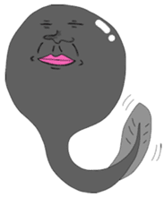 A baby tadpole sticker #926479