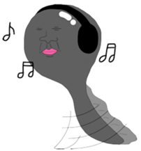 A baby tadpole sticker #926482