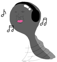 A baby tadpole sticker #926482