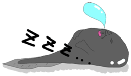 A baby tadpole sticker #926487