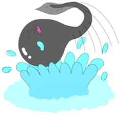 A baby tadpole sticker #926488