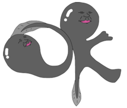 A baby tadpole sticker #926492