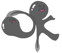 A baby tadpole sticker #926492