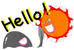 A baby tadpole sticker #926496