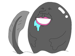 A baby tadpole sticker #926503