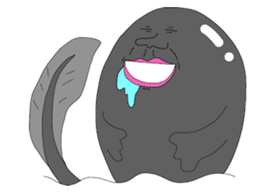 A baby tadpole sticker #926503