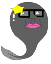 A baby tadpole sticker #926517