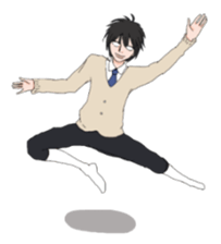 sadistic boy sticker #926986