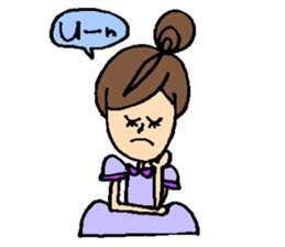 Twin girls sticker #927189