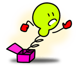 Jack-in-the-box sticker #927201