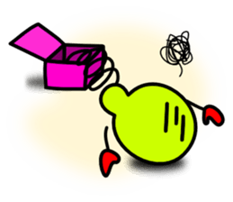 Jack-in-the-box sticker #927209