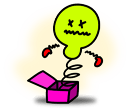 Jack-in-the-box sticker #927211