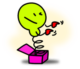 Jack-in-the-box sticker #927212