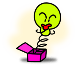 Jack-in-the-box sticker #927221