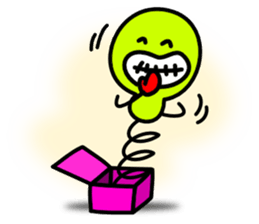 Jack-in-the-box sticker #927229