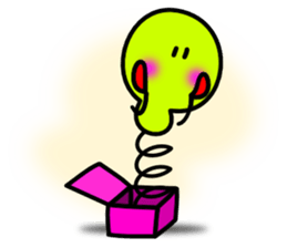 Jack-in-the-box sticker #927230