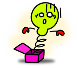 Jack-in-the-box sticker #927234