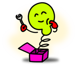 Jack-in-the-box sticker #927235