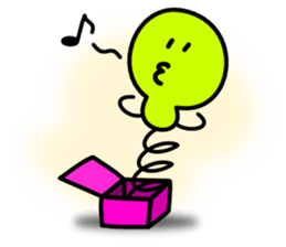 Jack-in-the-box sticker #927236