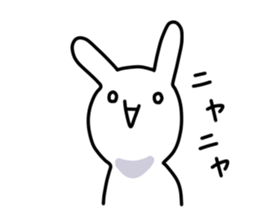 A bad rabbit sticker #930003