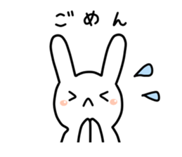 A bad rabbit sticker #930009