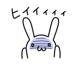 A bad rabbit sticker #930015