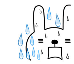 A bad rabbit sticker #930016