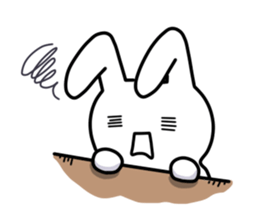 A bad rabbit sticker #930017