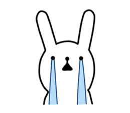 A bad rabbit sticker #930018