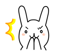 A bad rabbit sticker #930022