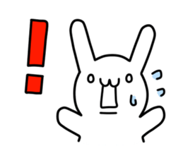 A bad rabbit sticker #930024