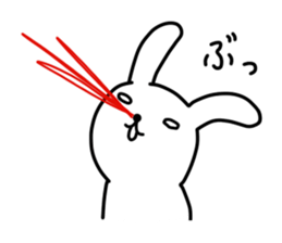 A bad rabbit sticker #930025