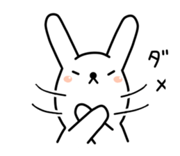 A bad rabbit sticker #930034