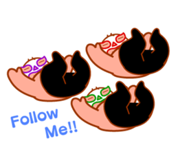 Three brothers wrestler&HAPPY LIFE sticker #930202