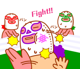 Three brothers wrestler&HAPPY LIFE sticker #930203