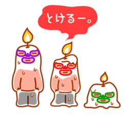 Three brothers wrestler&HAPPY LIFE sticker #930230