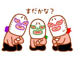 Three brothers wrestler&HAPPY LIFE sticker #930232