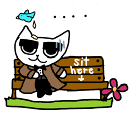 Handsome neko (EN version) sticker #930368