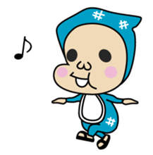 baby face NINJA sticker #930808