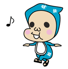 baby face NINJA sticker #930808