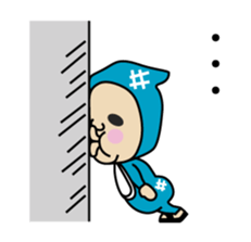 baby face NINJA sticker #930814