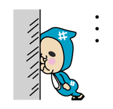 baby face NINJA sticker #930814