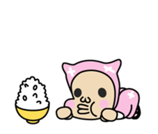 baby face NINJA sticker #930817