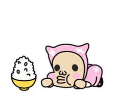 baby face NINJA sticker #930817